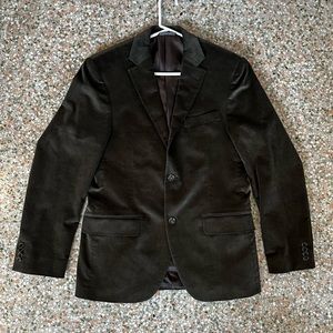 Spurr NY dark sage green cord blazer jacket